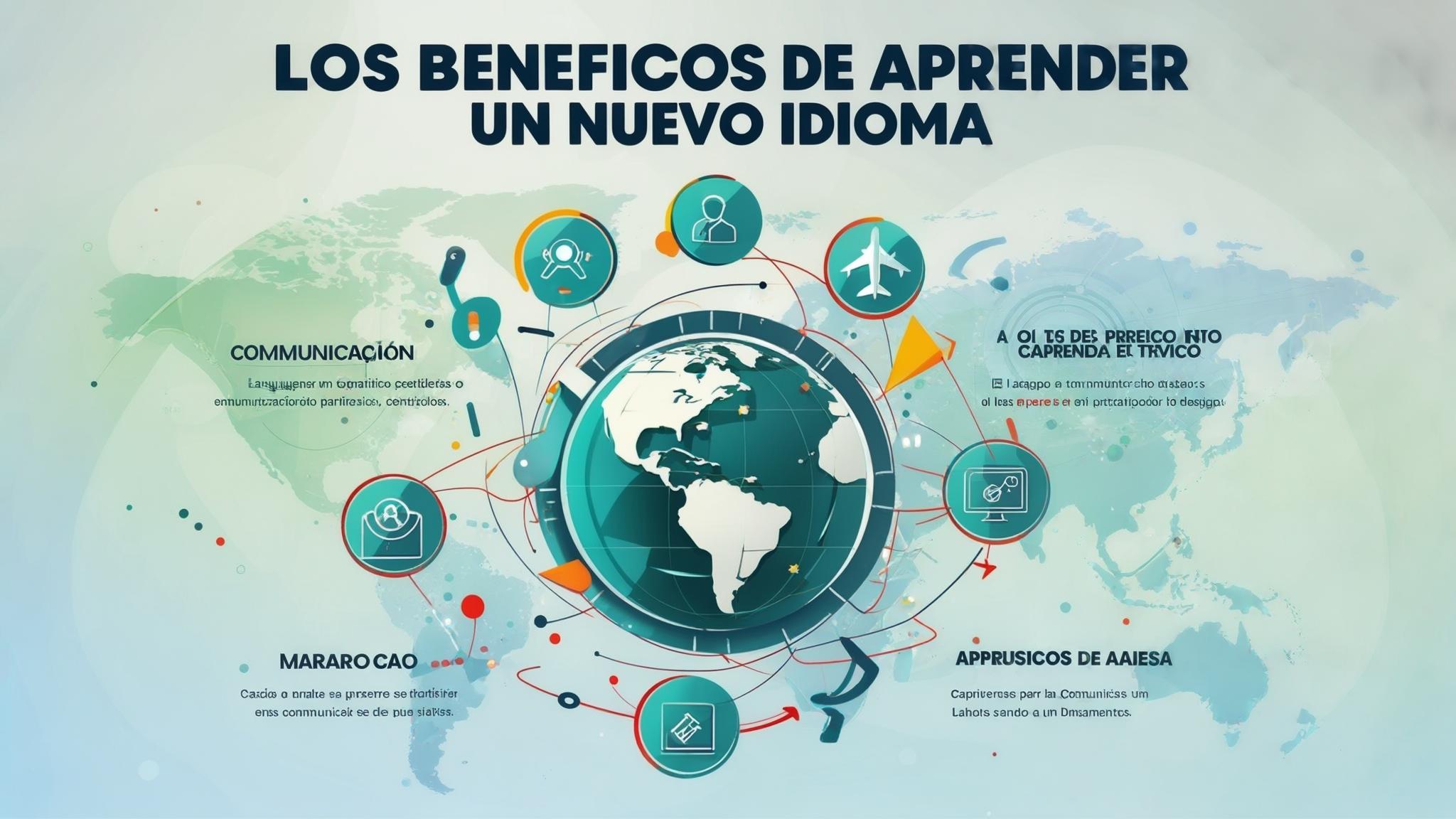 AI generated image: Los Beneficios de Aprender un Nuevo Idioma